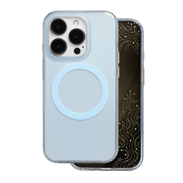 Tecto Shield Mistiq Mag skal för iPhone 14 Pro blå blå