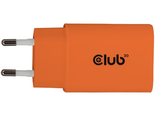 Club 3D CAC-3023 30Watt Strömforsyningsadapter Orange 2 st. orange