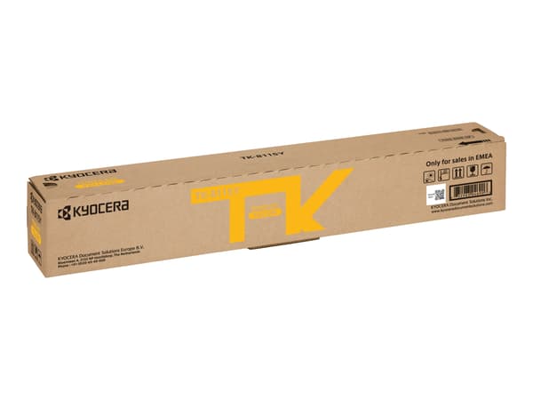 Kyocera TK 8115Y Gul 6000 sidor Toner 1T02P3ANL0 gul