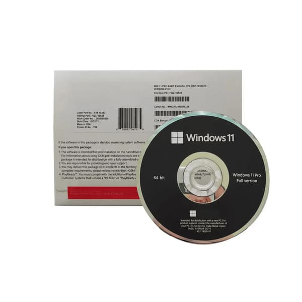 Windows 11 Pro 64Bit Dansk OS DVD OEM