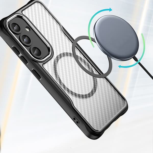 Defender Carbon Mag skal för Samsung Galaxy S26 Plus svart