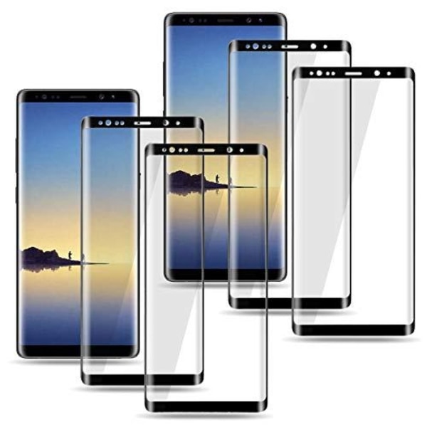 4 täysin peittävää karkaistua lasia Samsung Note 8:lle