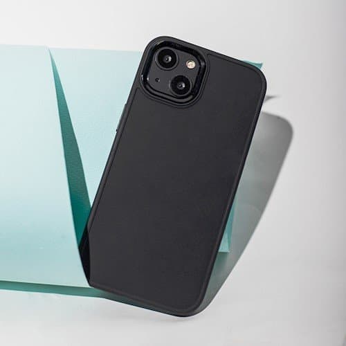 Satinfodral för iPhone 14 Pro 6,1" svart