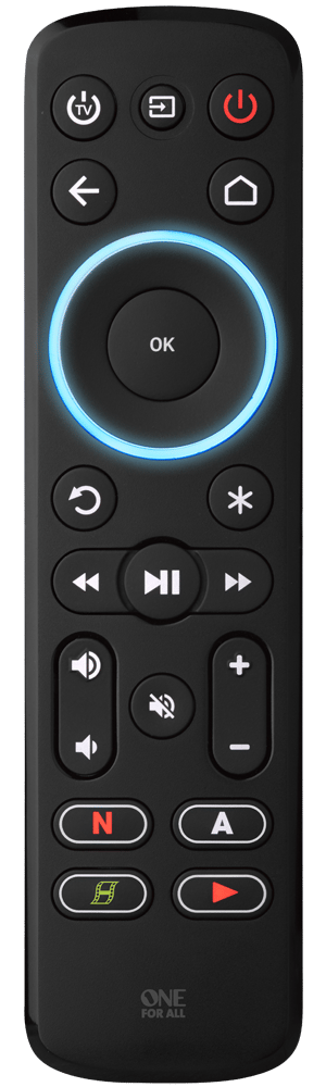 One för All Streamer URC 7935 Universal fjernstyring svart