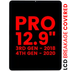 LCD-enhet med digitizer för iPad Pro 12.9\" 3:e generationen (2018) / iPad 12.9\" 4:e generationen (2020) (Eftermarknad Pro: XO7) (Alla färger)