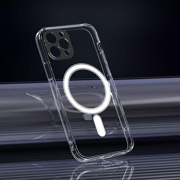 Anti Shock 1,5 mm Mag skal för iPhone 16 transparent kameraskydd