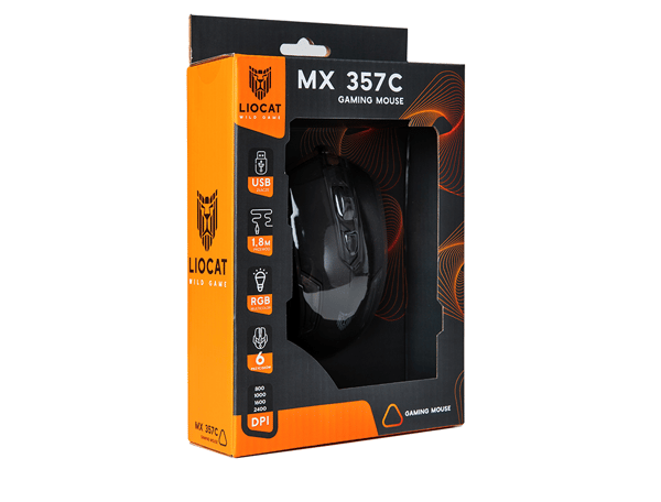 Liocat gamingmus MX 357C svart