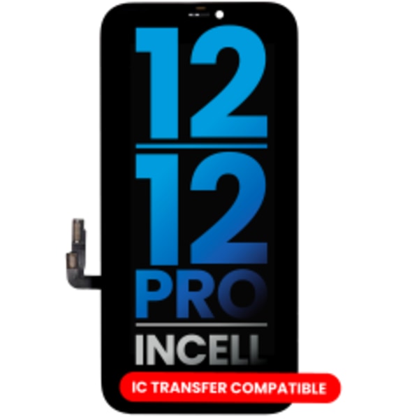 LCD-enhet för iPhone 12 / 12 Pro (Eftermarknad: AQ7 / Incell)