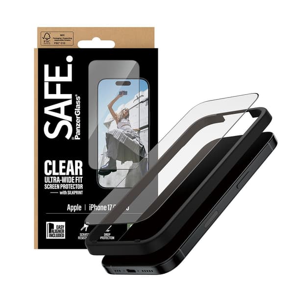 SAFE. by PanzerGlass Skärmbeskytter iPhone 17, iPhone 16 Pro