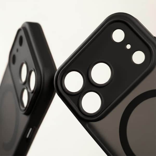 Mag Matt skal för iPhone 11 svart kameraskydd svart
