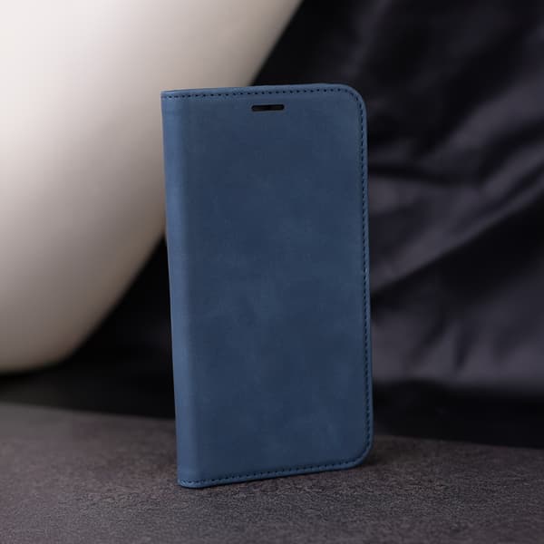 Smart Suede fodral för Samsung Galaxy S20 FE / S20 Lite / S20 FE 5G marinblå