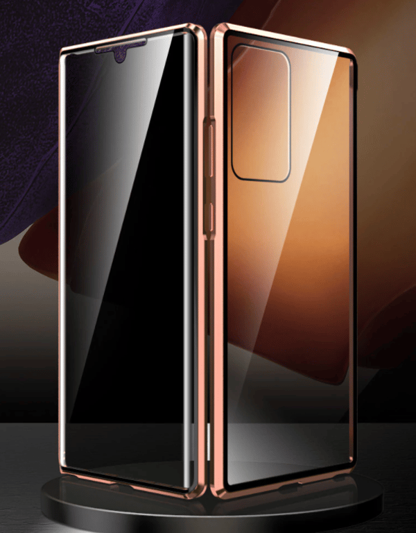 Dubbel magnetfodral för Samsung S20 Ultra – Guld guld