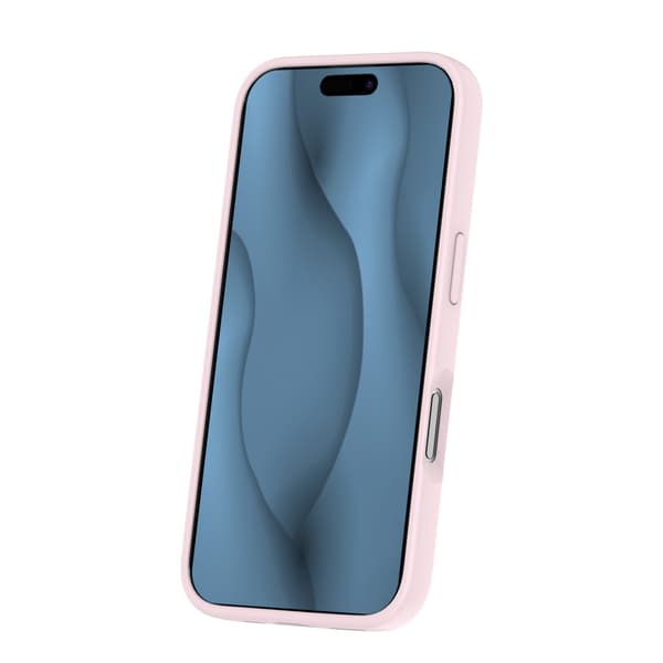 Silikon tunt Mag-skal för iPhone 16 Pro Max ljusrosa