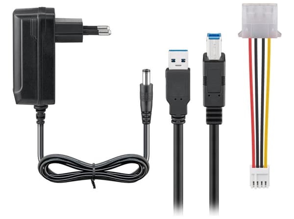 Goobay hårddiskadapter USB 3.0 till 2,5 3,5 IDE SATA HDD Lagringskontroll