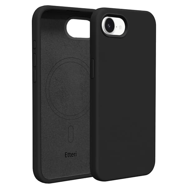 Etteri Silikon Mag skal för iPhone 16e / 17e svart