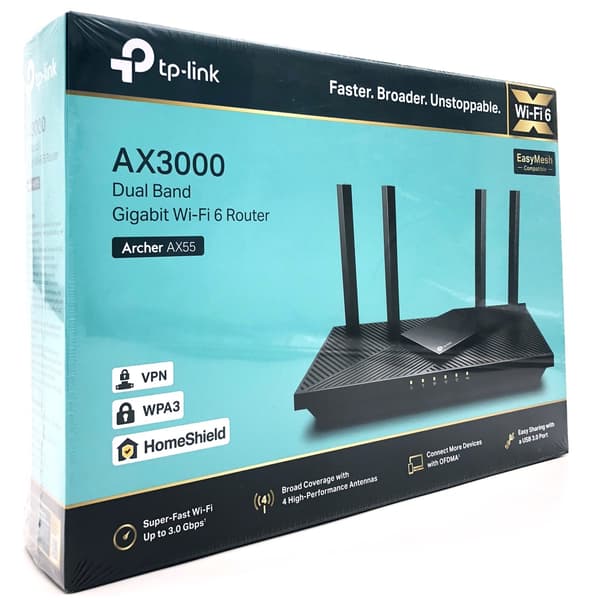 TP-Link Archer AX55 V1 trådlös router
