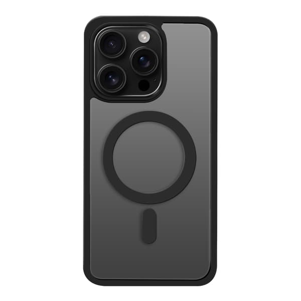 Satin Matt Mag iPhone 16 Plus-fodral svart svart