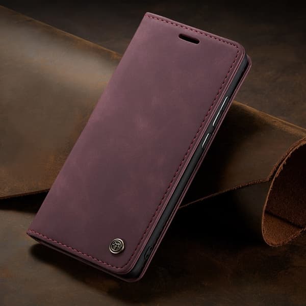 caseMe 013 för iphone 12 pro max mörkbrun