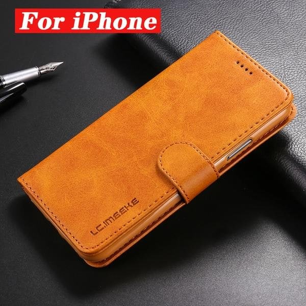 LC läder fodral för iphone 11 pro