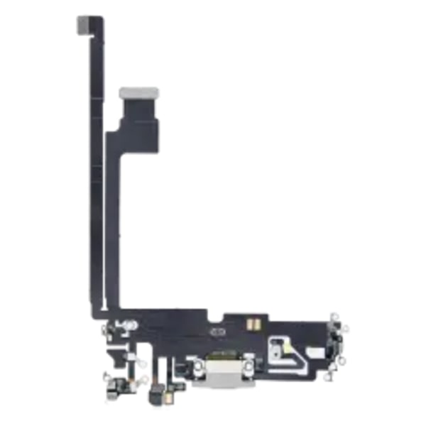 Laddningsport Flexkabel för iPhone 12 Pro Max (Eftermarknad Plus) (Silver)