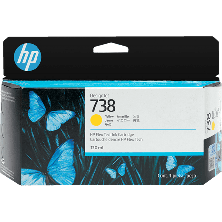 HP 738 Gul bläck