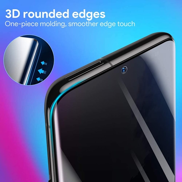 Sekretessskydd i härdat glas, för Samsung Galaxy S8 plus