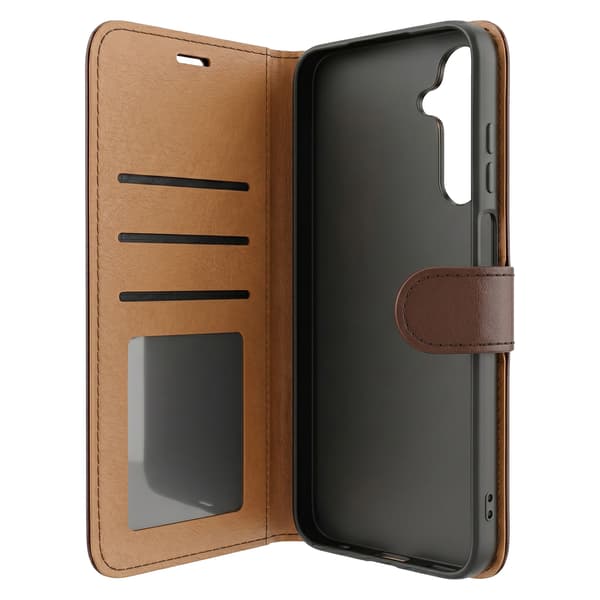 Smart Luxe läderfodral för Xiaomi Redmi Note 15 Pro 5G brun
