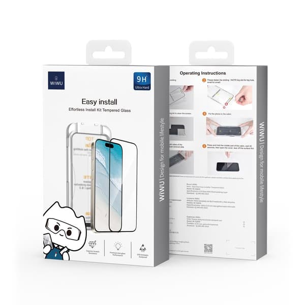 WIWU härdat glas för iPhone 16 Plus 6,7\" Wi-SQ008