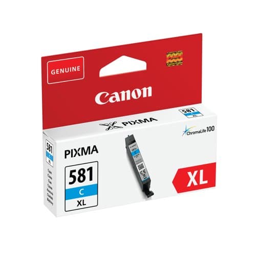 Canon CLI 581C XL Cyan 187 sidor bläckbehållare 2049C001