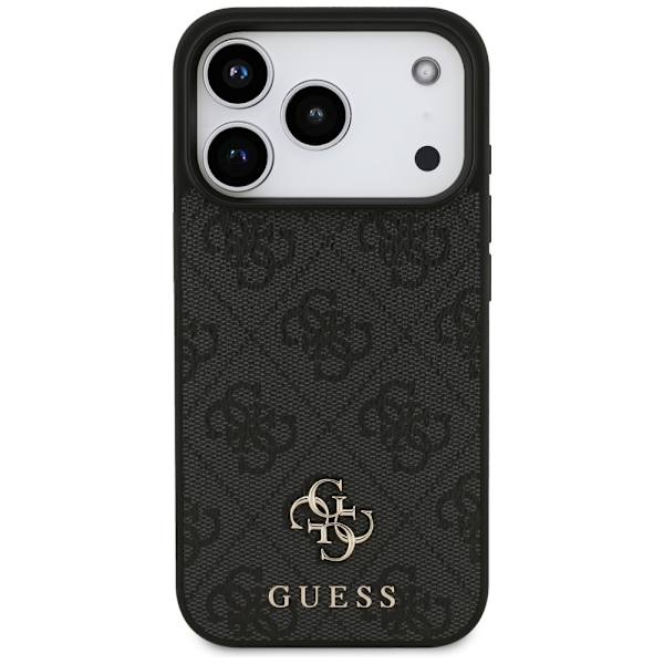 Guess 4G Small Classic Logo MagSafe Case for iPhone 17 Pro Black