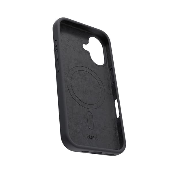 Etteri Silikon Mag skal för iPhone 16 Plus svart