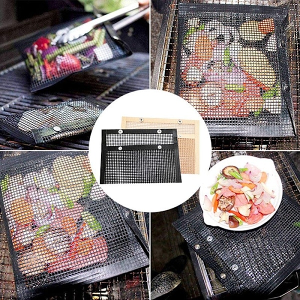 2 st Återanvändbar  BBQ Grill Mesh