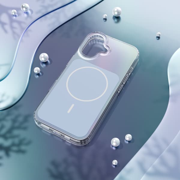 Etteri Hidden Pearl skal för iPhone 17 ljusblå
