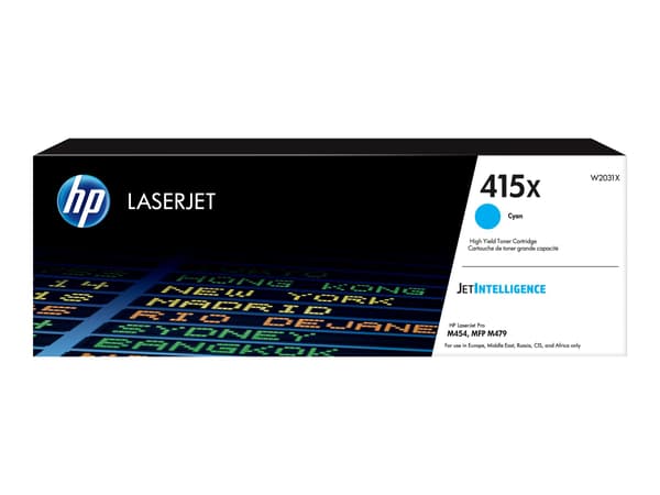 HP 415X Cyan 6000 sidor Toner W2031X