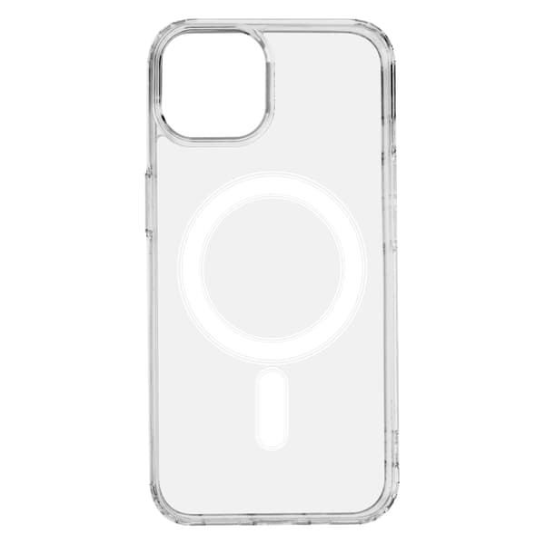 Anti Shock 1,5 mm Mag skal för iPhone 14 transparent big hole transparent