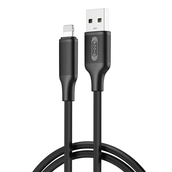 XO kabel NB265 USB - Lightning 1,0m 2,4A svart svart