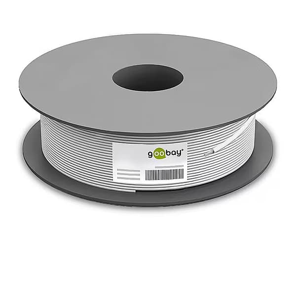Goobay RJ45 CAT 5e U/UTP CCA 100m Grey grå