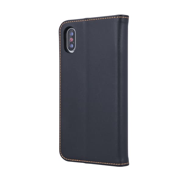 Äkta läder Smart Pro för iPhone 17 Air svart