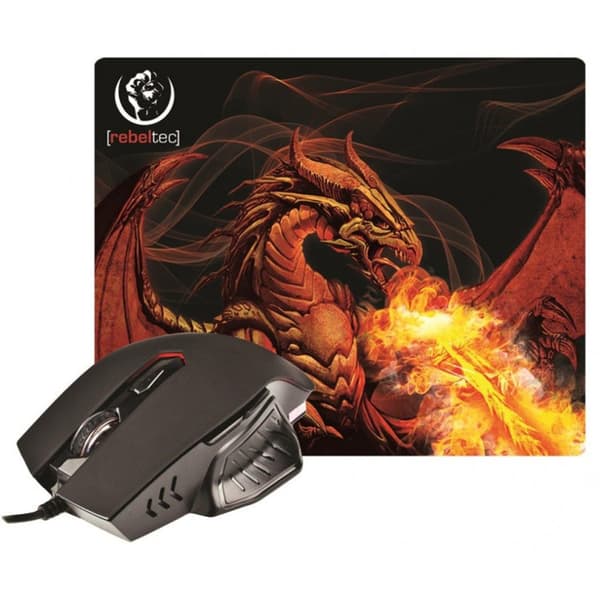Rebeltec mus + musmatta RED DRAGON