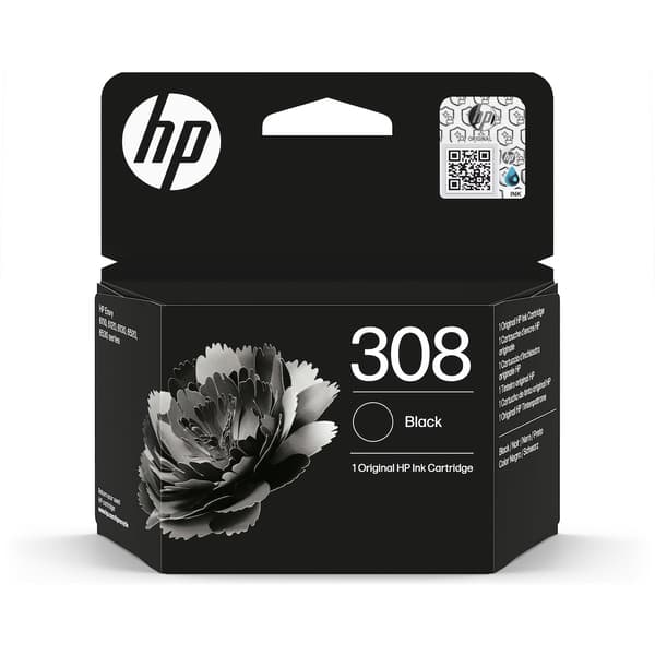 HP 308 svart 160 sidor bläck svart