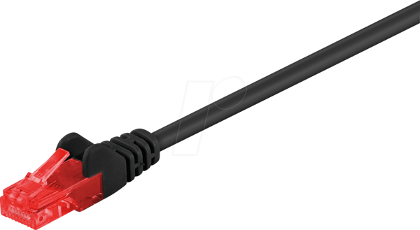 Goobay CAT 6 U/UTP CCA 15m Black svart