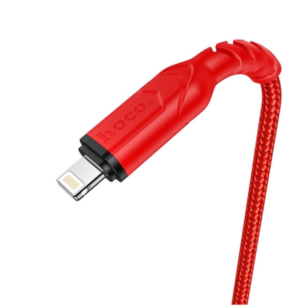 1m iphone Böjbeständig kabel Hoco X59 röd röd