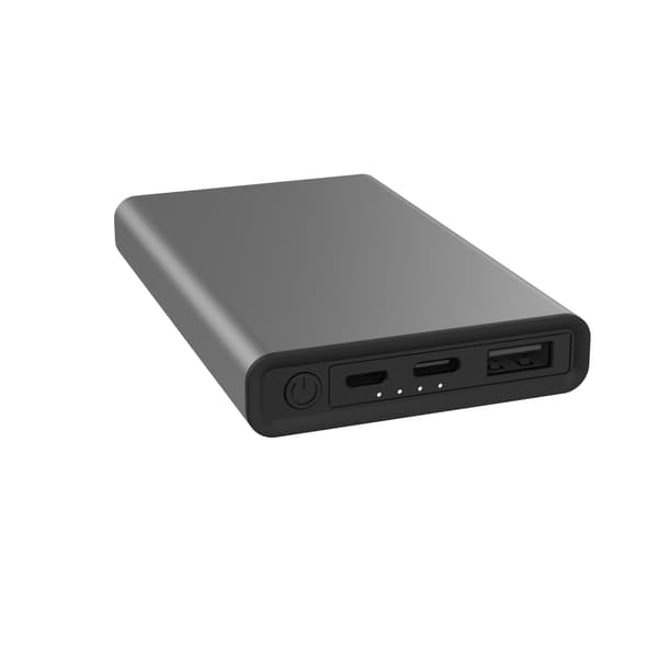 Setty Recycling powerbank 5000 mAh 12W grå QRPB5-12-18 grå