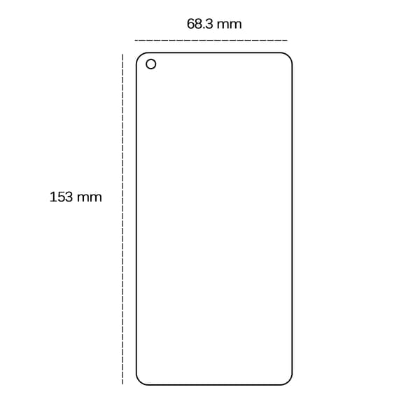Härdat glas 2,5D för Oppo Reno 7 5G