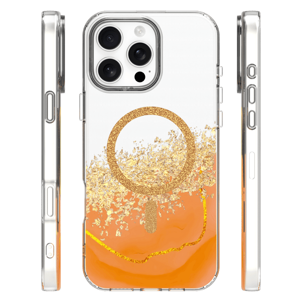 Epoxy Mag skal för iPhone 16 Pro orange