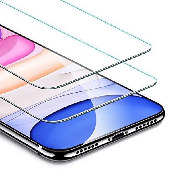 2 stk hærdet glas til iPhone 11 "Transparent"
"Transparent"