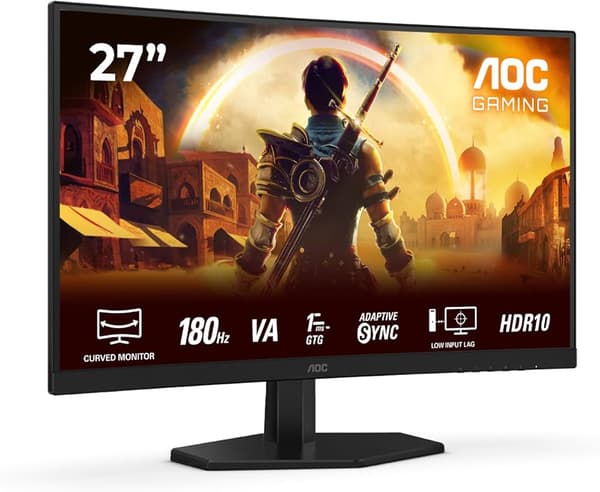 AOC Gaming C27G42E 27 Fast VA 1920 x 1080 (Full HD) HDMI DisplayPort 180Hz