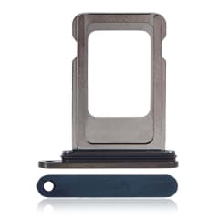 Enkel SIM-kortshållare för iPhone 15 Pro / 15 Pro Max (Blå Titan)
