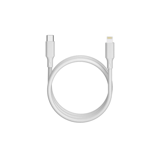 Forever återvinningskabel USB-C - Lightning 1,5m 3A KR12-CL-00 vit vit