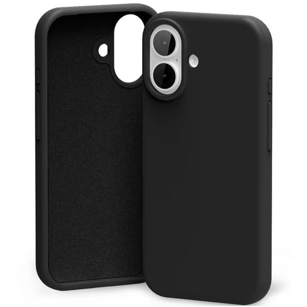 Etui Mercury Silicone för iPhone 17 svart